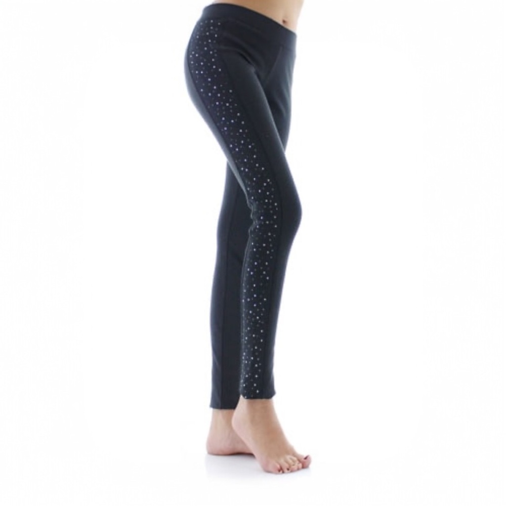 MeMoi Black Fashion Leggings Sz M/L NWT
